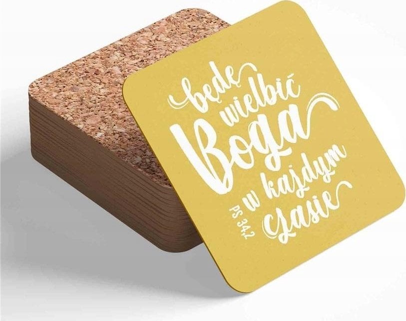 BaByliss Podstawka korkowa - Będę wielbić Boga