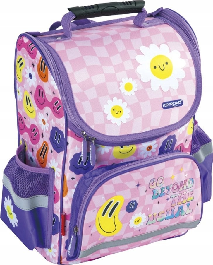 Keyroad Tornister szkolny Premium, 38x28x18 cm, Smile