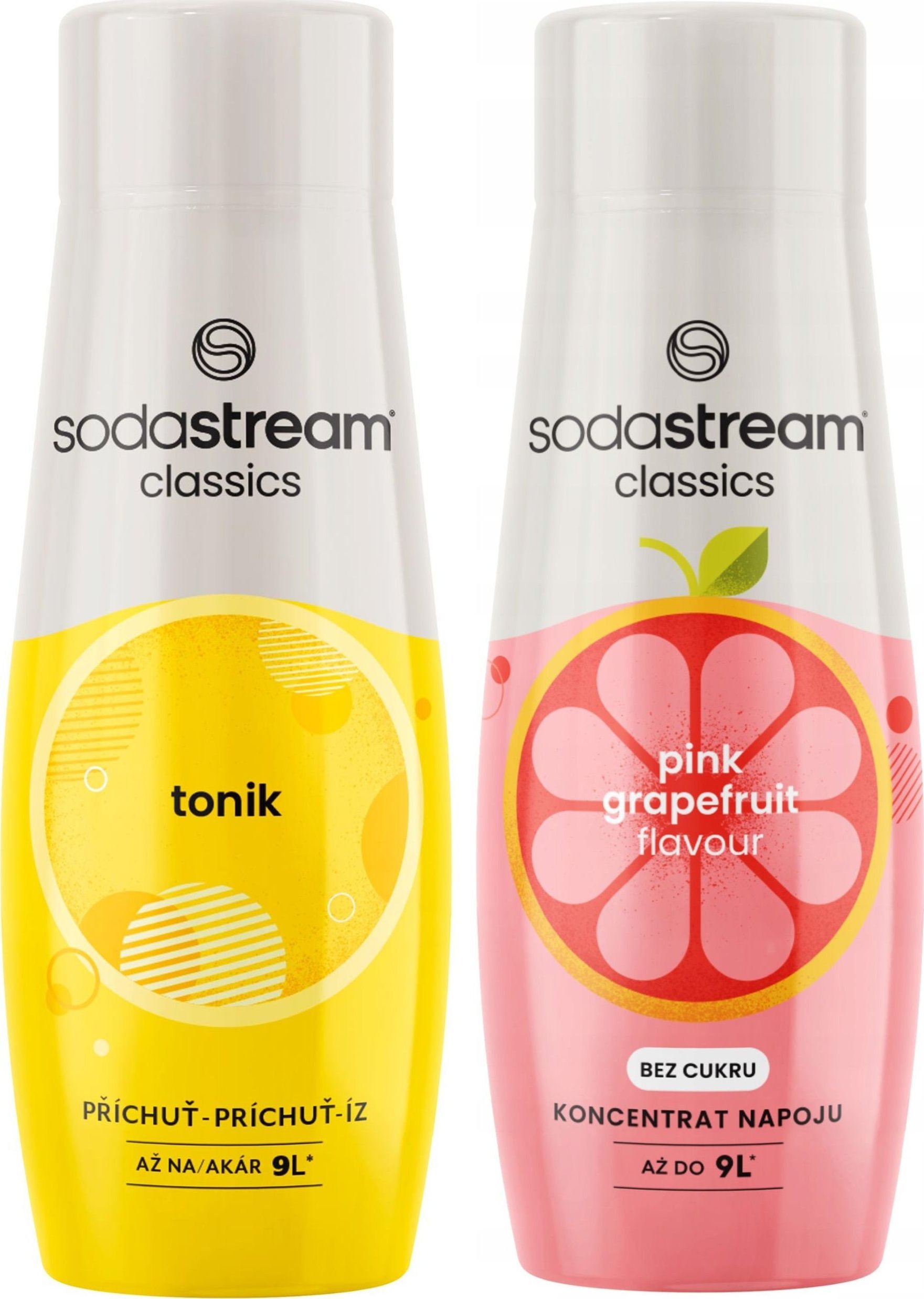 Sodastream 2x Syrop SODASTREAM TONIC TONIK + grejpfrut grejpfrut Koncentrat do Wody