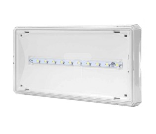 Zdjęcia - Żyrandol / lampa Exit AWEX Oprawa awaryjna  IP65 1W 1h jednozadaniowa biała ETE/1W/ESE/X/WH 