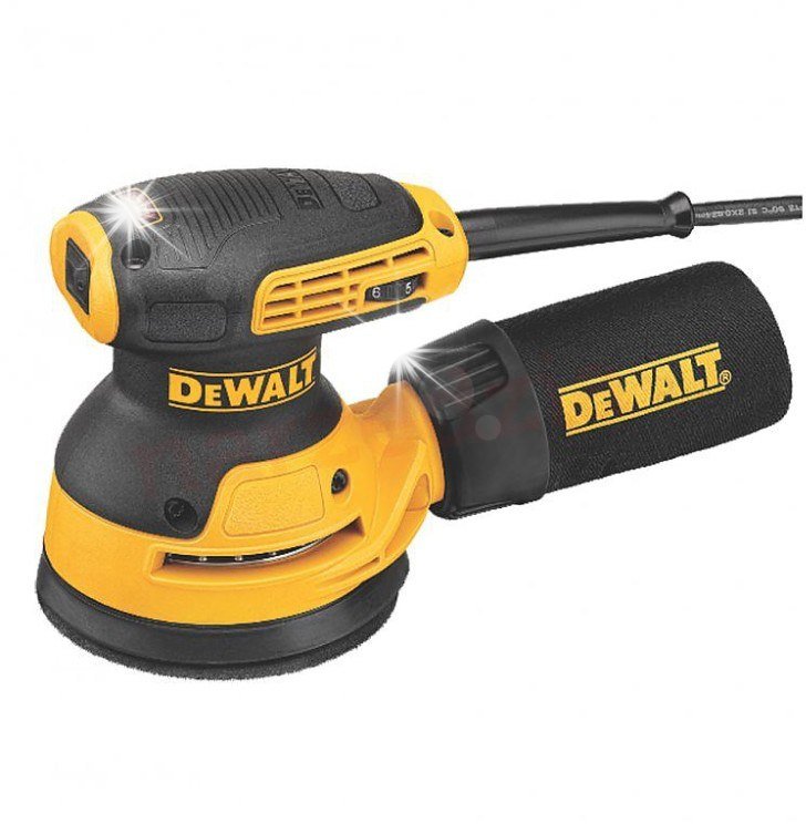 Szlifierka Dewalt DeWalt Szlifierka mimośrodowa Sieciowa 280W 125mm z górnym chwytem