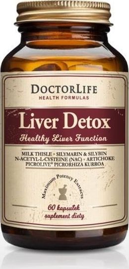 Doctor Life DOCTOR LIFE_Liver Detox ochrona wątroby suplement diety 60 kapsułek