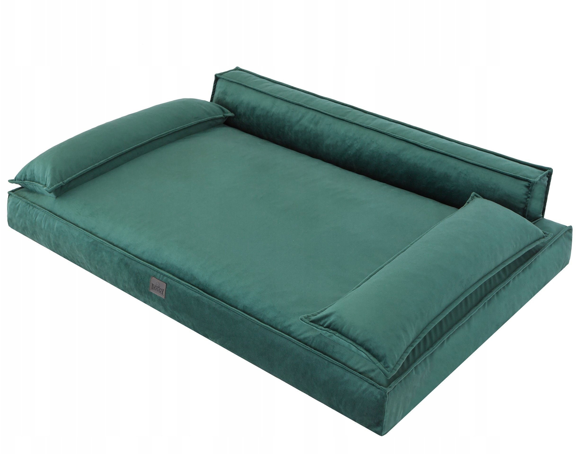 DOGGY LEGOWISKO DOGGY CHAMPION zielony VELVET