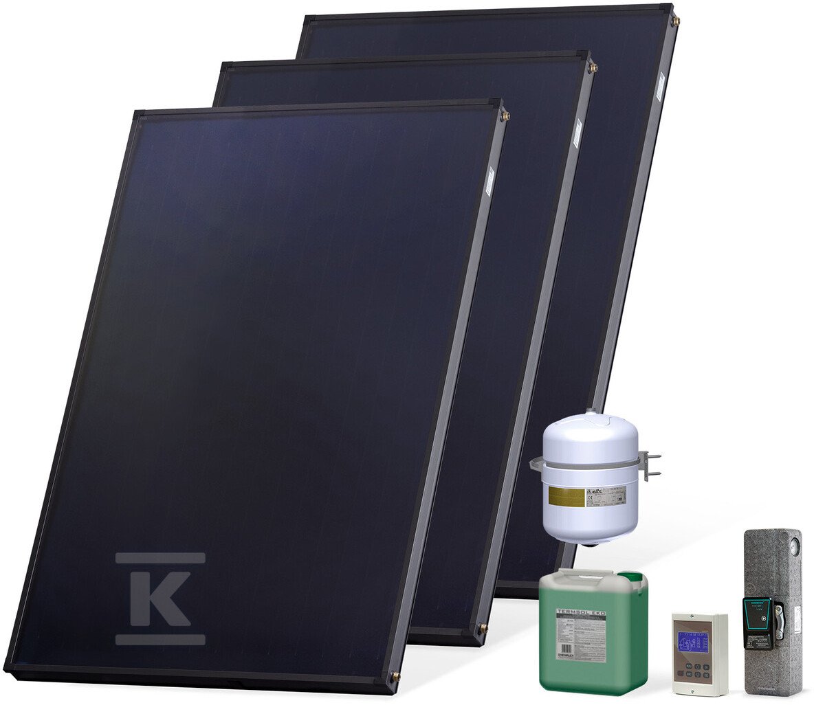 Ładowarka solarna Hewalex Zestaw solarny Komfort Plus HX00-3KS2100.V121kolektory słoneczne