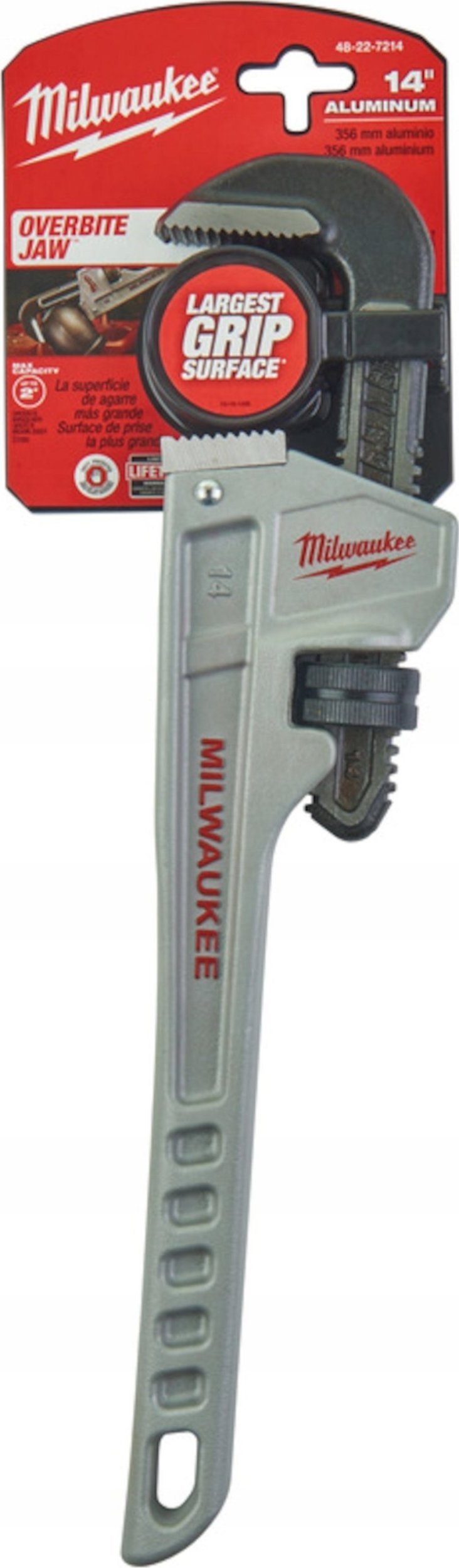 Фото - Ключ Milwaukee ALUMINUM PIPE WRENCH 14" 