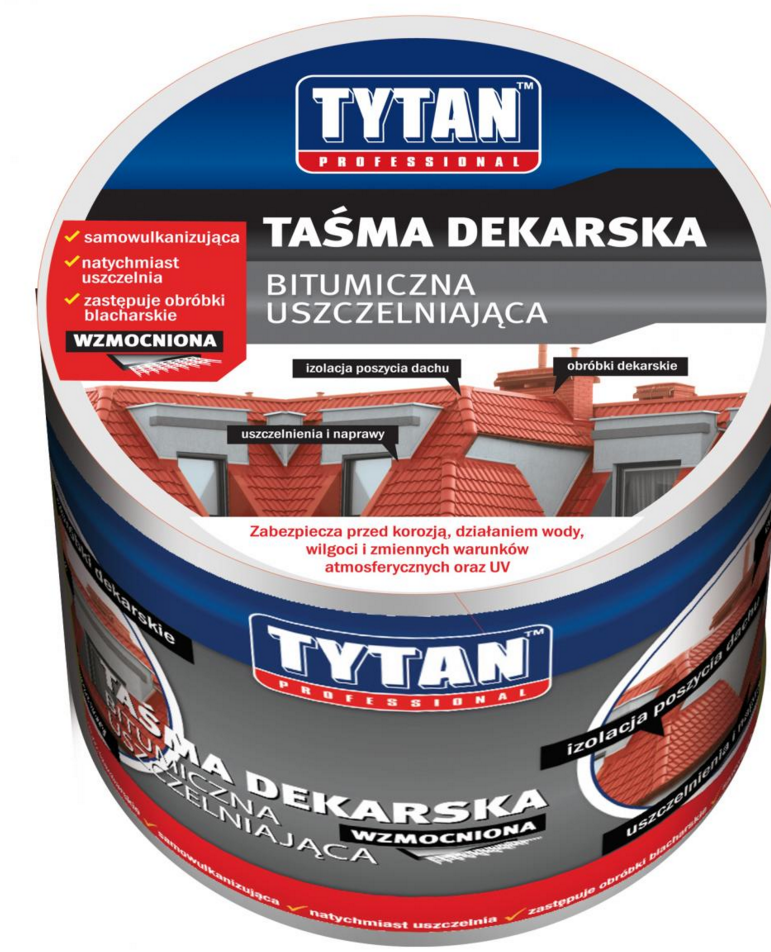 Tytan Taśma uszczelniająca dekarska jasna cegła 150mm 10mb - DAT-TF-JC-150
