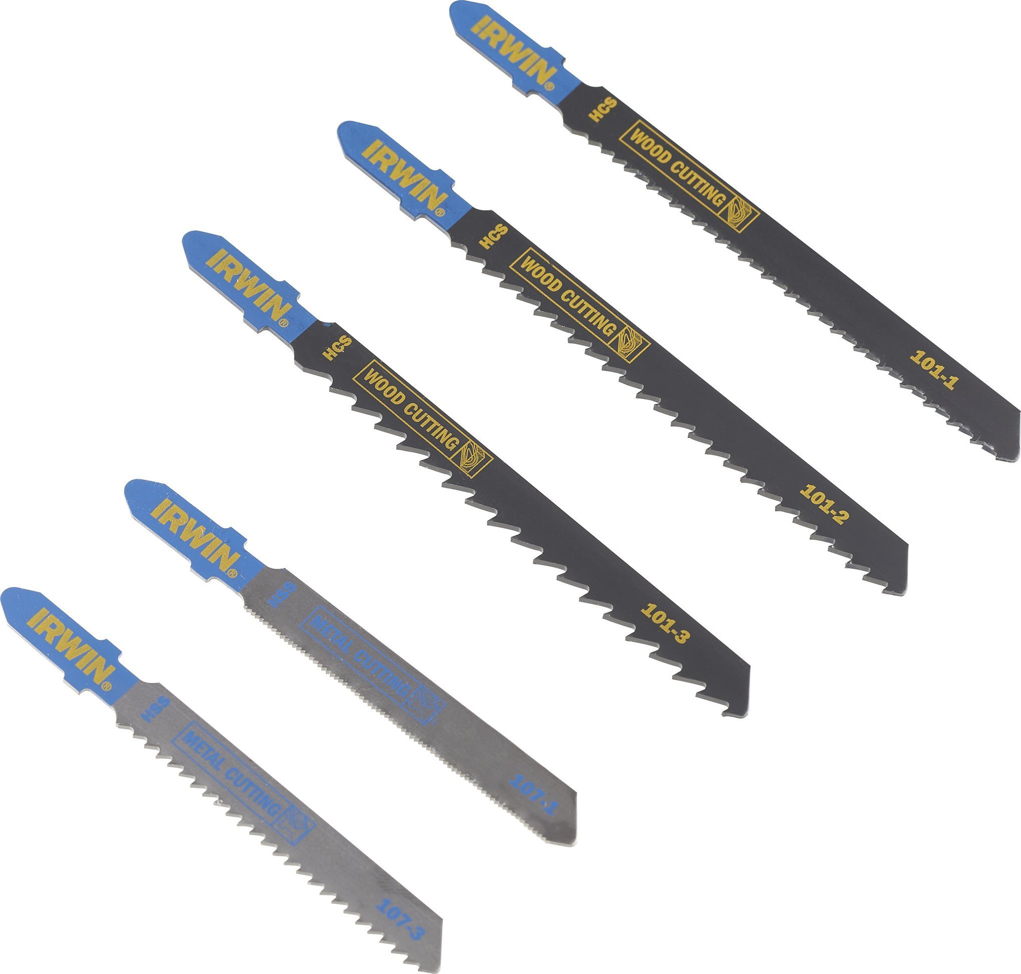 Irwin BRZESZCZOT HCS/HSS DO WYRZYNARKI / TYP T kpl. 5szt. METAL i drewna, w blistrze