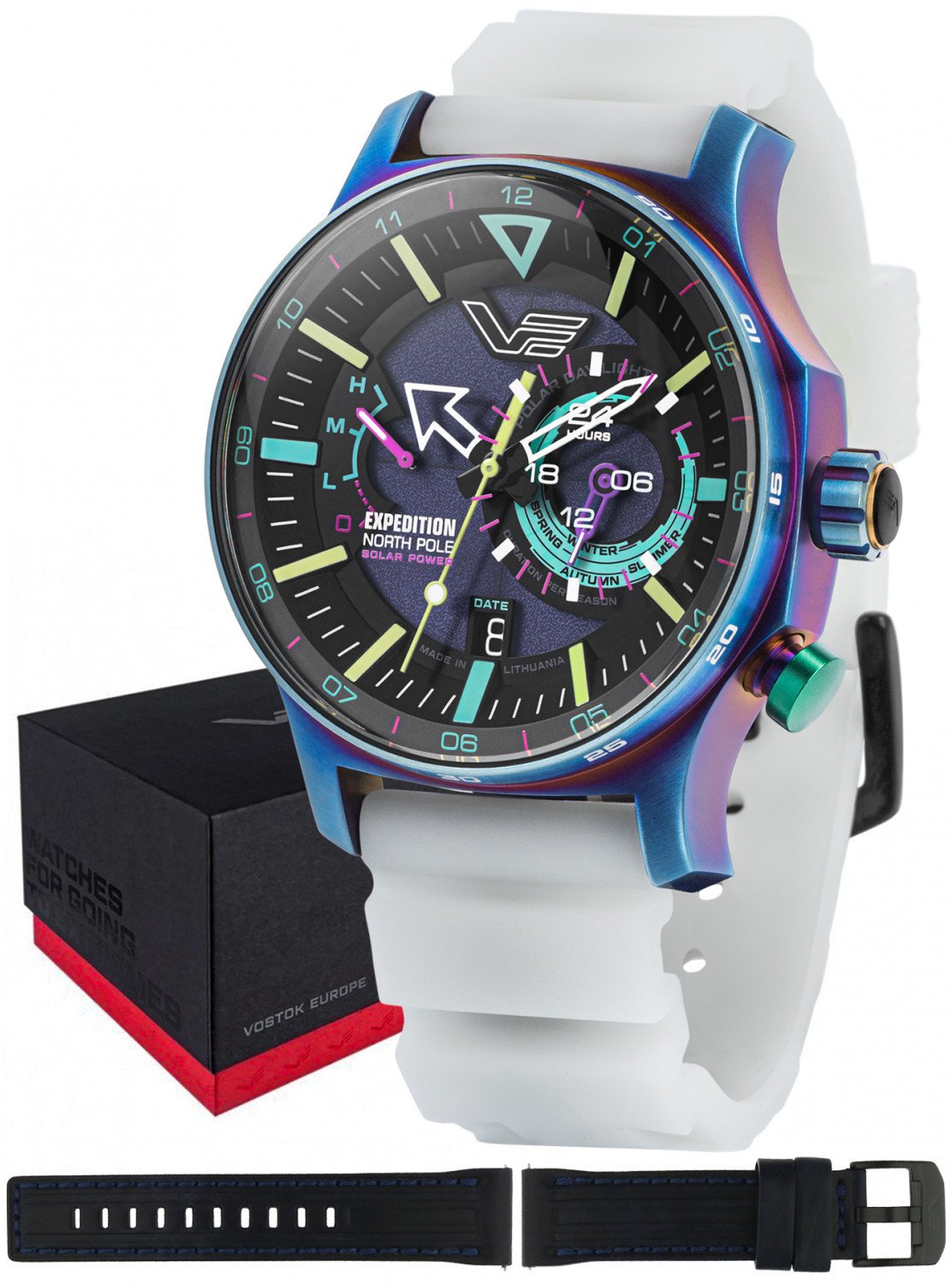 Zegarek Vostok Europe Zegarek męski Vostok Europe VS57-595D737S biały