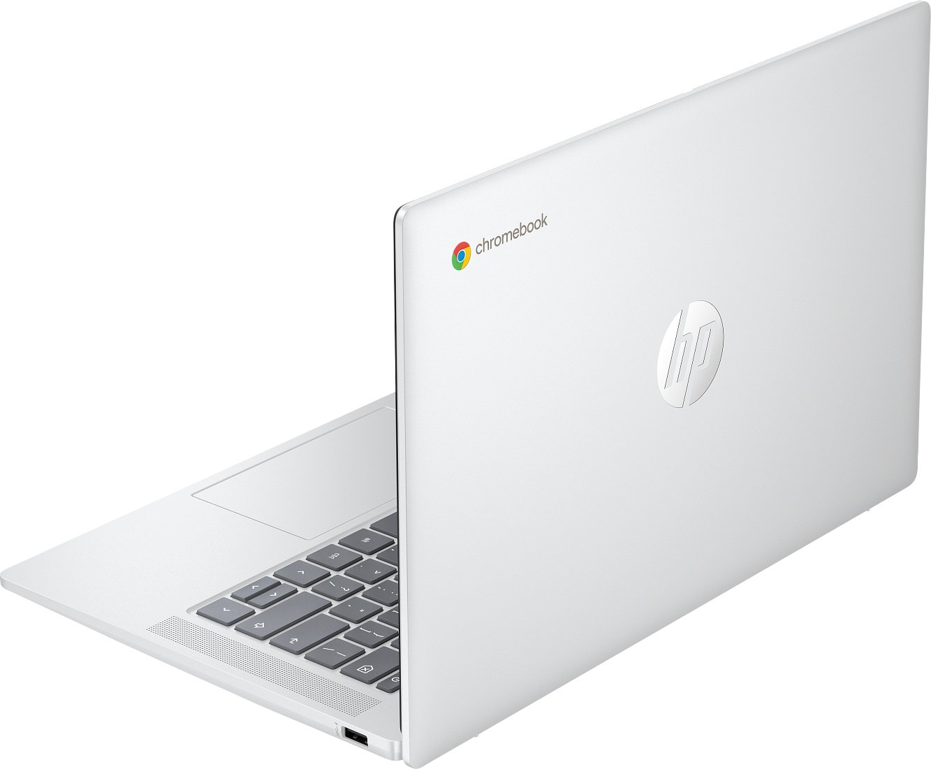 Laptop HP Laptop dla ucznia Chromebook 14a-nf0018ca / A4TJ4UA / Intel N100 / 4GB / 128GB USF / Intel HD / HD / Chrome OS / Srebrny