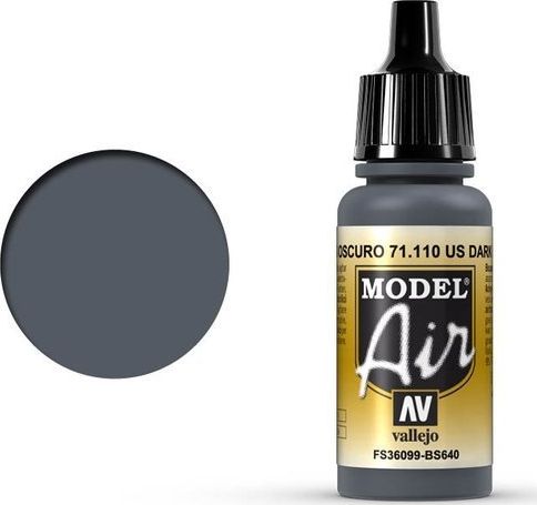 Vallejo Vallejo Model Air Dark Grey 71.110 uniwersalny