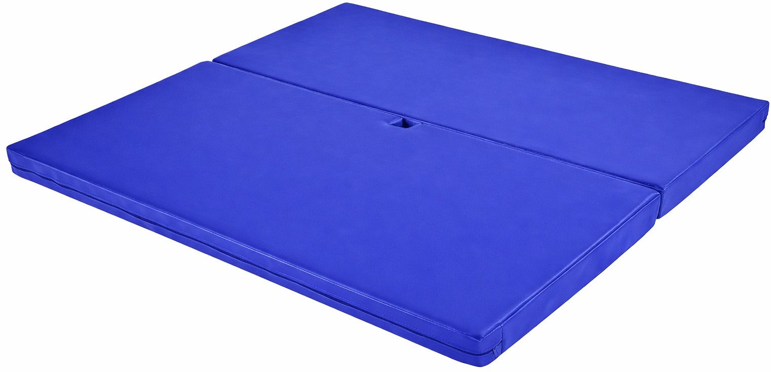 UnderFit Materac Pole Dance UNDERFIT 130 x 120 x 6 cm twardy niebieski