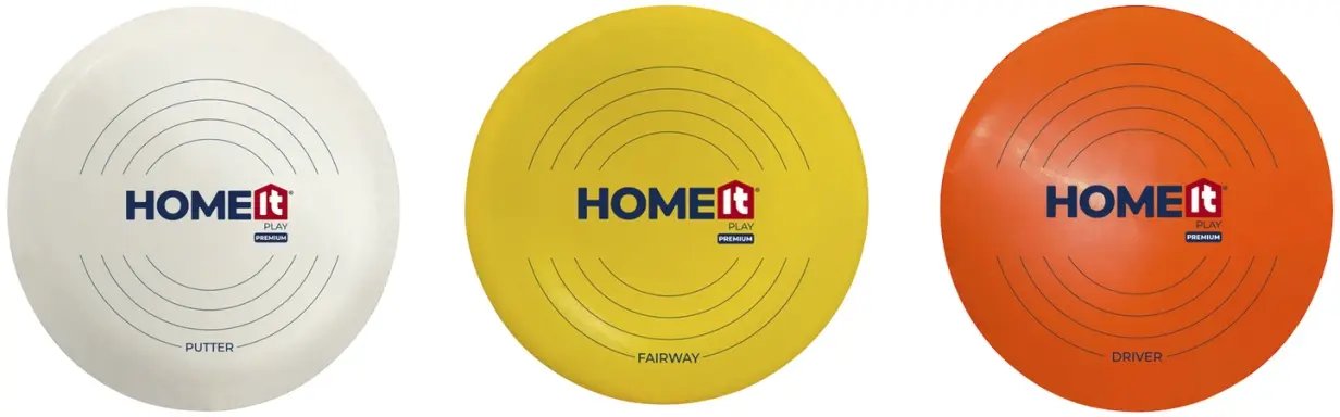 Millarco HOME It® Play Premium disc golf discs Ø21 cm, 3 pcs (HOM-93214)