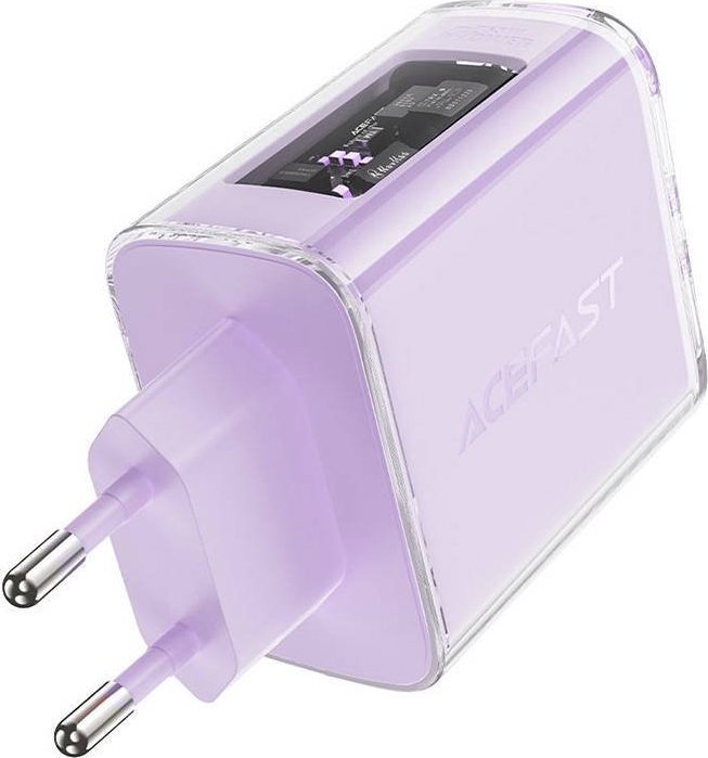 Ładowarka Acefast Ładowarka sieciowa Acefast A45, 2x USB-C, 1xUSB-A, 65W PD (fioletowa)