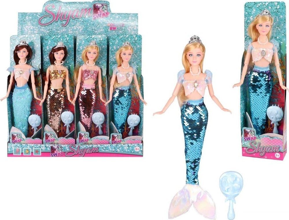 Lalka syrenka cekinowy ogon MIX