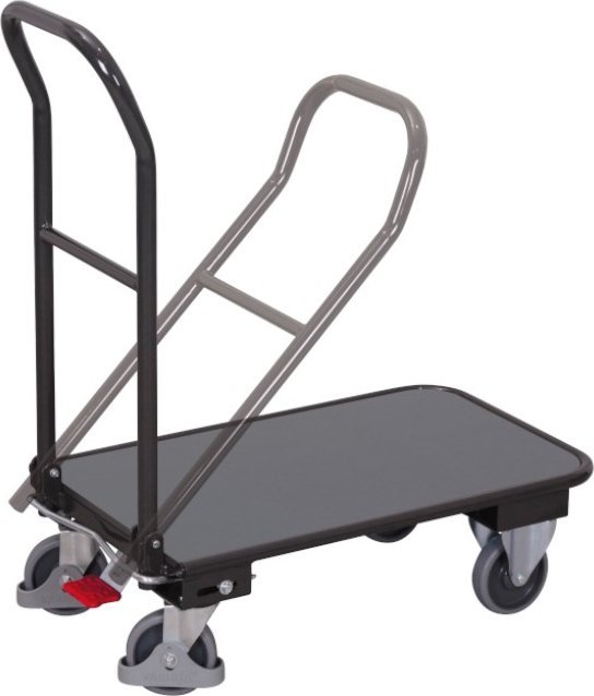 Variofit Wózek ze składaną poręczą 995x600x980 wys. - nośność 250 kg (kolor: antracytowy)