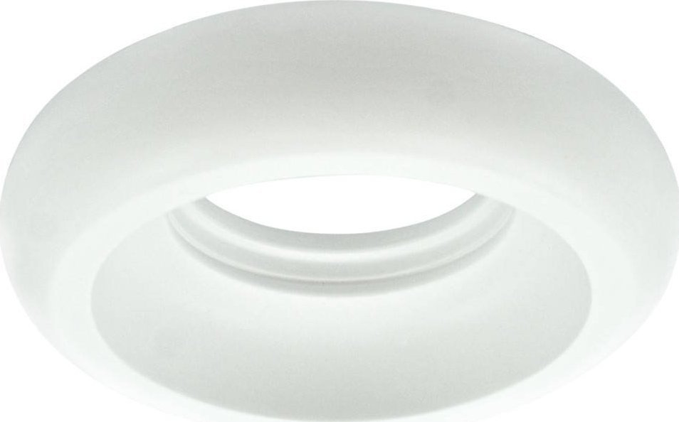 Lampa sufitowa Polux Gipsowa LAMPA sufitowa HELIOS 310002 okrągła OPRAWA do zabudowy biała