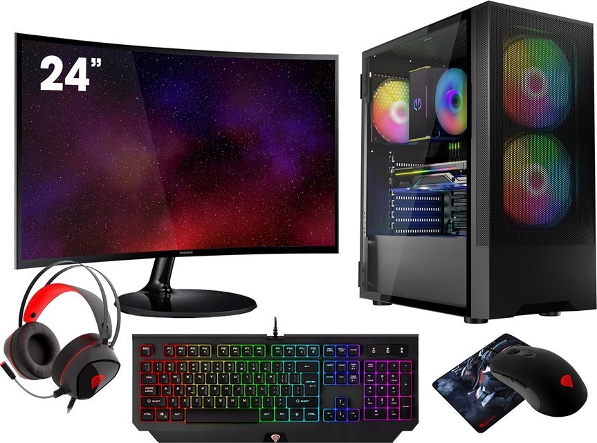 Фото - Персональний комп'ютер VIST Komputer  MSI Vampyre RGB, Core i5-10400F, 32 GB, RTX 3060, 1 TB M.2 PCIe Windows 11 Pro 