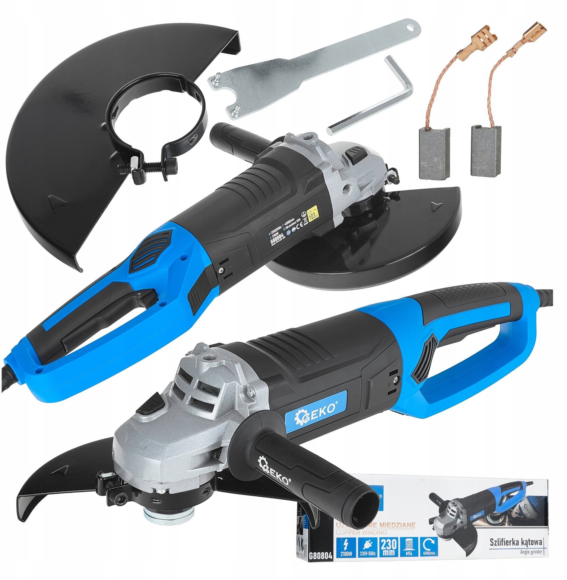 Szlifierka kątowa 230mm 2100W (2)