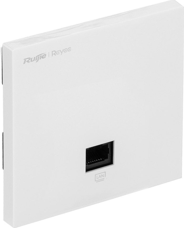 Фото - Wi-Fi адаптер Ruijie Access Point Reyee AC1300 RG-RAP1201 Wi-Fi 5 1267 Mbps 2 porty 1 Gbit PoE do puszki podtynkowej Biały