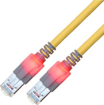 SACON Kabel saCon S/FTP kat. 6 (klasa E), LSOH, żelowy, 0,5 m