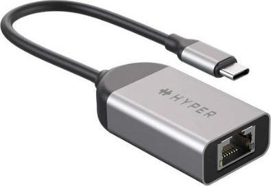 Фото - Кардридер / USB-хаб PhotoFast Adapter USB HyperDrive USB-C - RJ45 Szary  (HD425B)