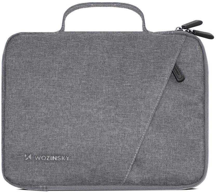 Torba Wozinsky Na laptop WTNP-11G 10-11" z chowaną rączką - szara (5907769387760)