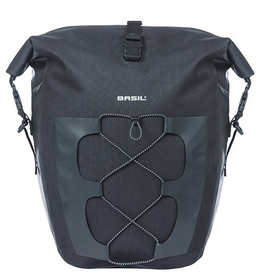Basil Sakwa pojedyncza BASIL NAVIGATOR WATERPROOF SINGLE PANNIER BAG L 25-31 L, MIK Hooks System bla...