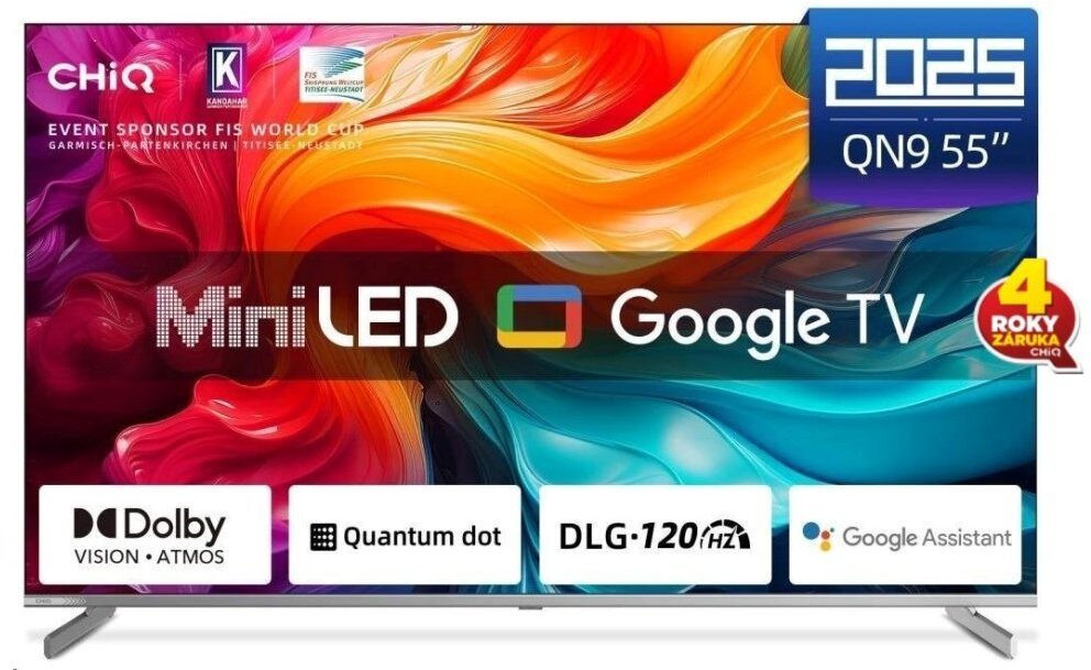 Telewizor CHiQ M55QA9 TV 55", UHD MiniLED Google TV DLG 120 Hz