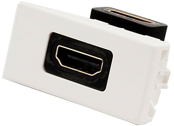 Kontakt-Simon Gniazdo K45/2 HDMI czysta biel - K129B/9
