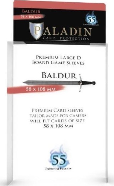 Board&Dice Koszulki na karty Paladin - Baldur (58x108mm)