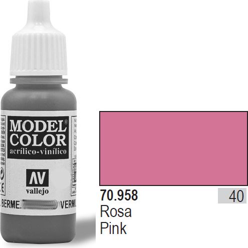 Vallejo Farba Nr40 Pink Matt 17ml - 70958