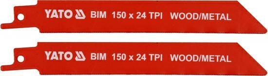 Yato YATO BRZESZCZOTY BIM 150mm 24TPI 2szt.