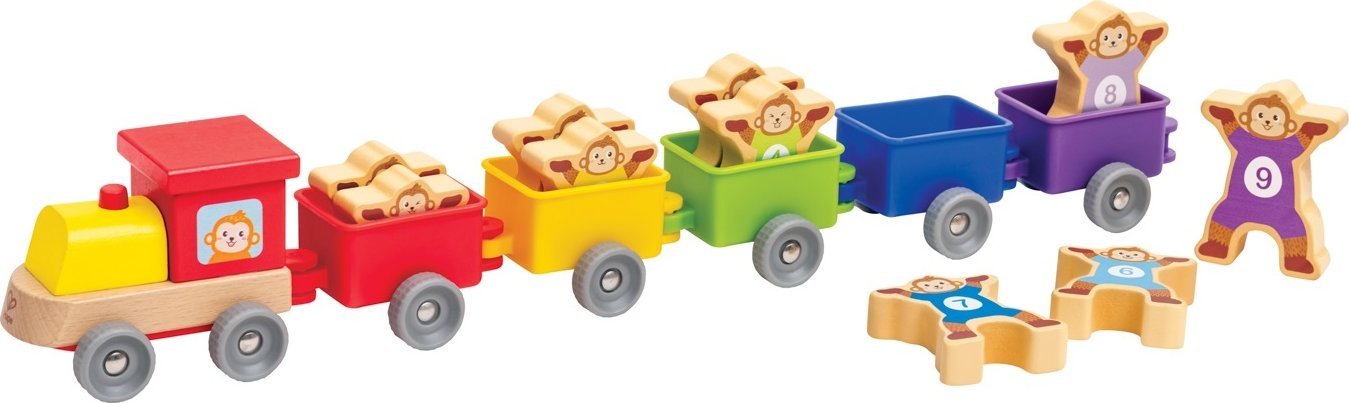 Hape HAPE traukinio bėgių rinkinys Monkey, E1075A