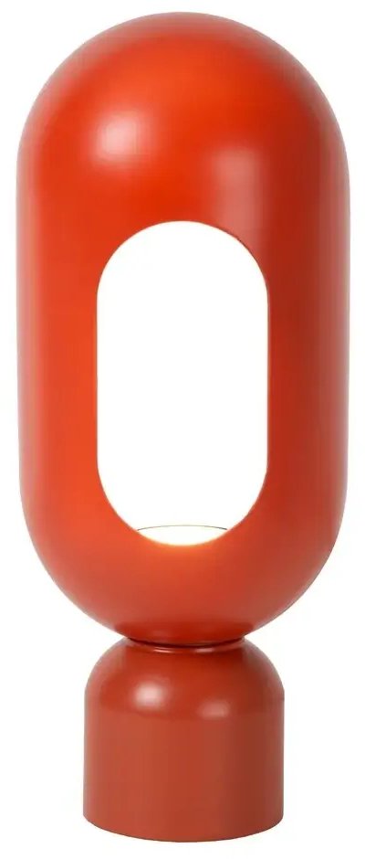 Lampa stołowa Lucide Lampka nocna na komodę BARRIS 05549/01/55 Lucide czerwony
