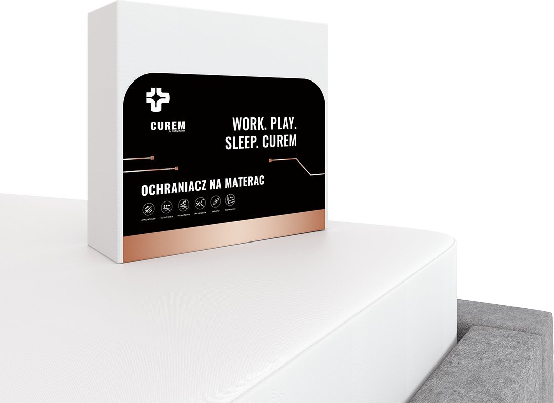 Curem Ochraniacz wodoodporny na materac ROZMIAR: 90x200 cm, :