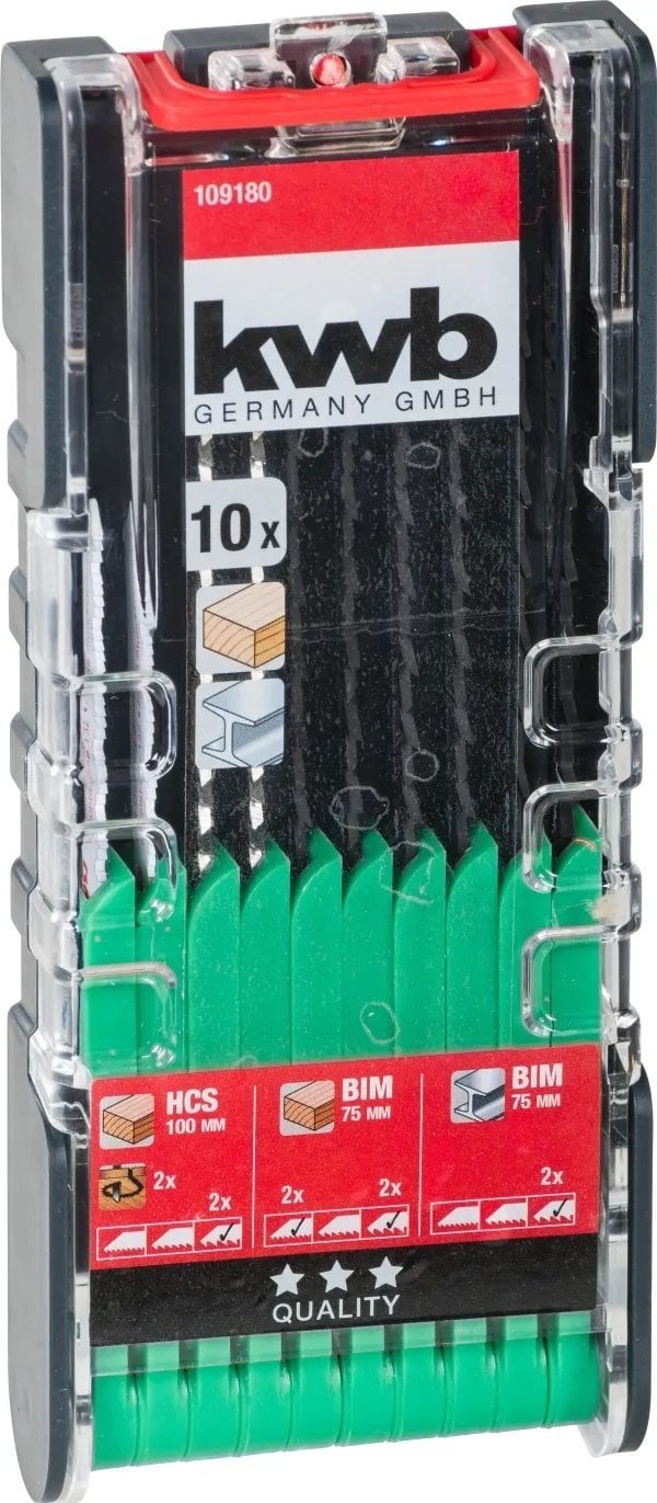KWB kwb 109180 Stiksavsklinger 10 stk