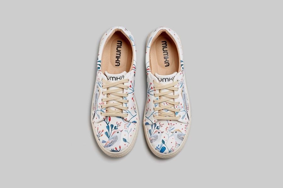 Mumka Shoes Sneakersy Niebieskie Ptaki Mumka-40