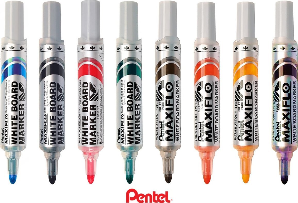 Pentel Marker do tablic Maxiflo MWL5M fioletowy, FIOLETOWY