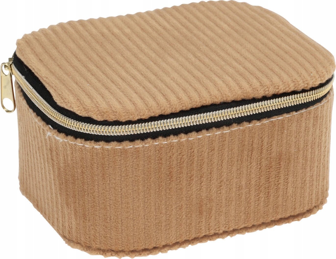Home Styling Collection Pudełko na biżuterię, sztruks, 11, 5 x 9,5 x 6 cm