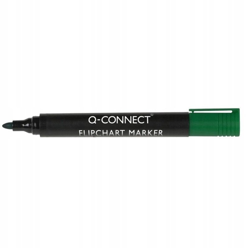 Q-Connect Marker do flipchartów Q-CONNECT, okrągły, zielony