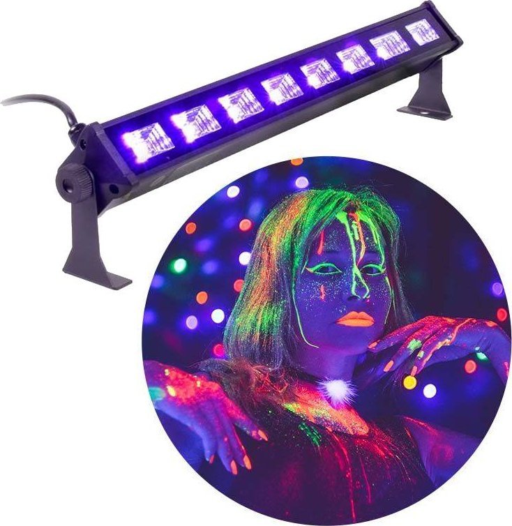 LIGHT4ME LED BAR UV 8 listwa belka LED 8x3W ultrafiolet