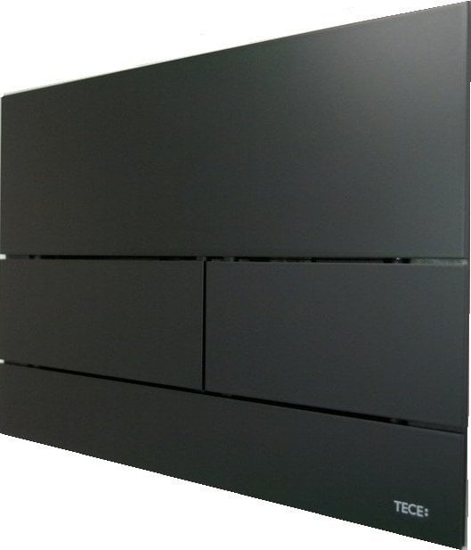 Przycisk spłukujący Tece TECEsqaure II - przycisk spłukujący z metalu do WC, czarny matowy