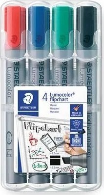 Staedtler Marker do flipcharta Lumocolor 4St Box