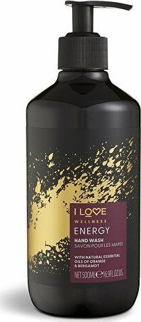 I love I Love, Wellness Energy, Orange & Bergamot, Cleansing, Liquid Soap, For Hands, 500 ml Unisex