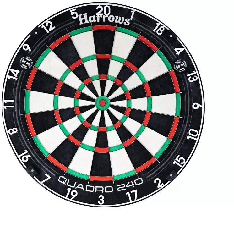 DARTS TARGET MADE FROM FIBER CONTENT 95