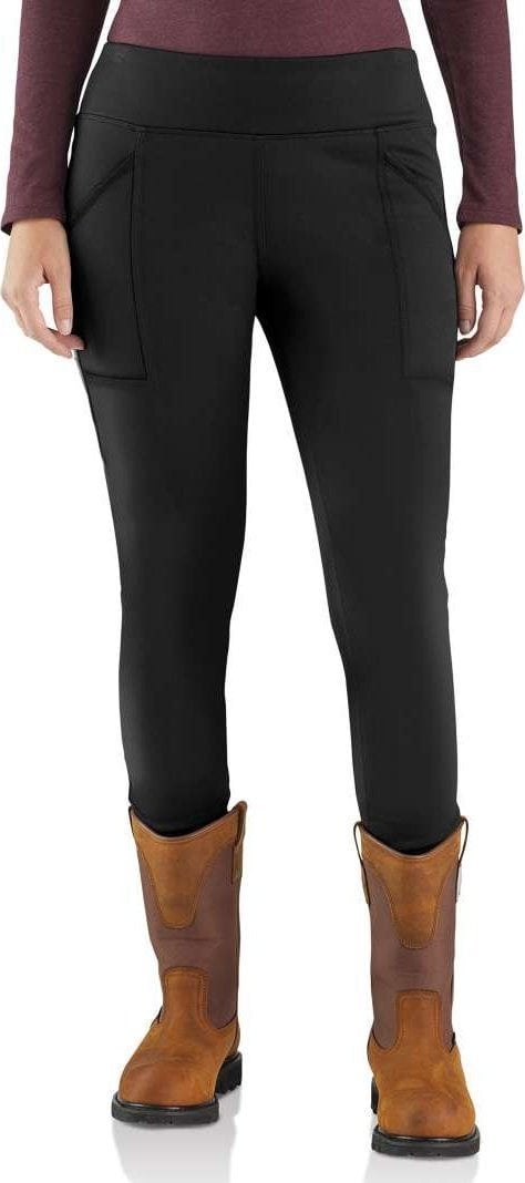 Carhartt Ocieplane Legginsy Force Heav Black