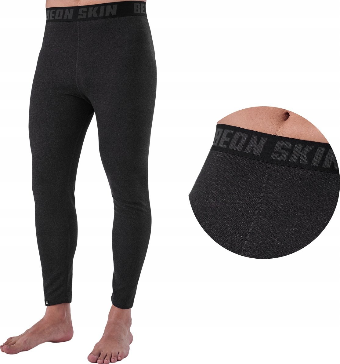 Beon Spodnie termoaktywne męskie Beon Skin Fervor Volcano Grey L