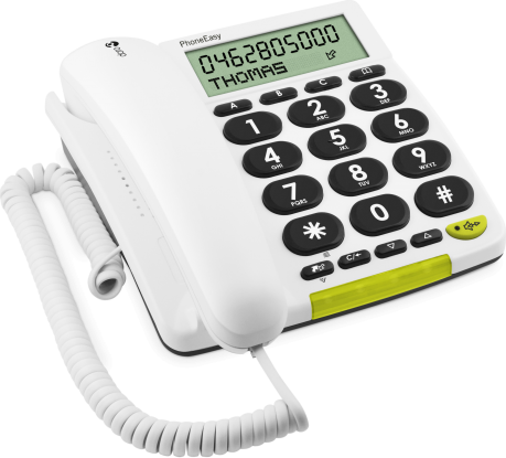 Telefon stacjonarny Doro Biały
