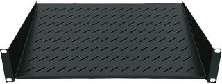Intellinet Network Solutions Półka 2U 400mm rack 19, 2 pkt mocowania, perforowana czarna (712514)