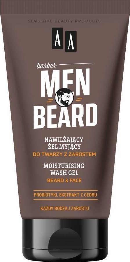 AA AA Men Beard nawilżający żel myjący do twarzy z zarostem 150ml